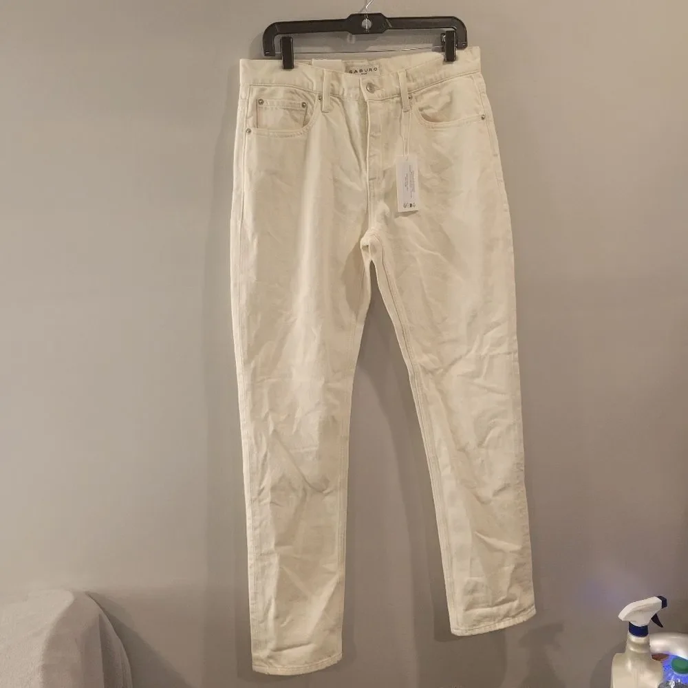 Saburo Jeans Men Slim Fit Straight Size W32 L34